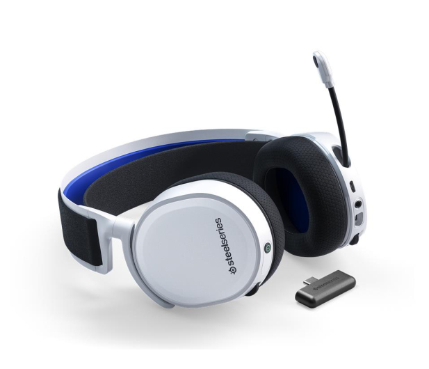 SteelSeries Arctis 7P Białe - bezprzewodowe - 600294 - zdjęcie 4